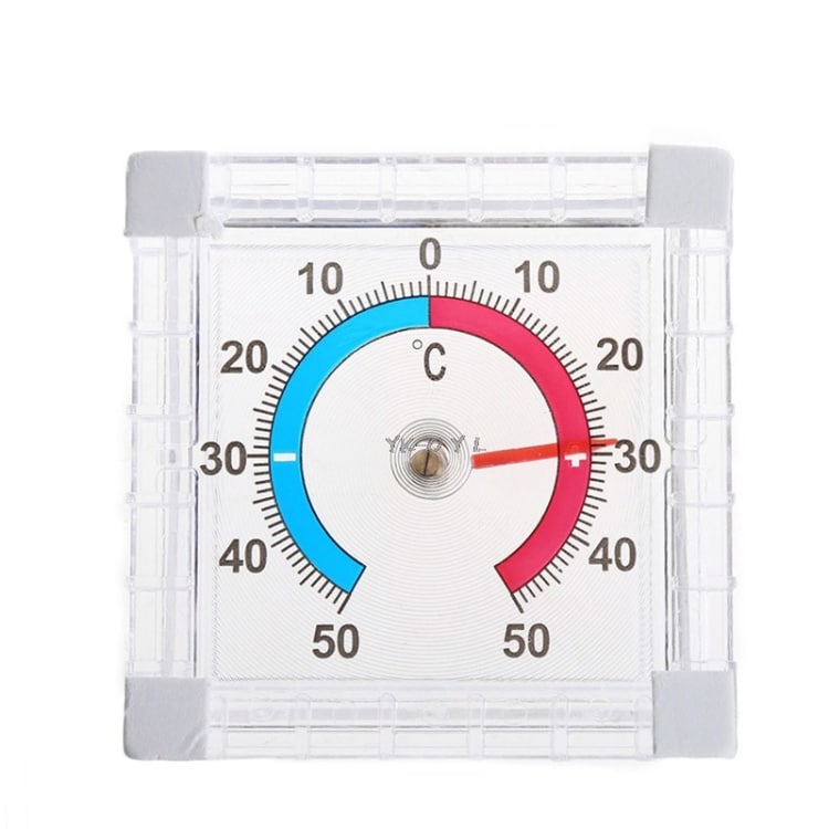 Square Window Door Thermometer - Easy-to-Read for Cold & Summer Tables 1 Square Window Door Thermometer - Easy-To-Read For Cold &Amp; Summer Tables