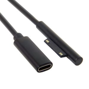 Rotary USB-C Power Cable for Microsoft Surface Pro 5/6 • Fast Charging Vibrant Performance