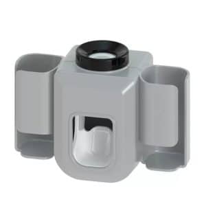 Wall-Mounted Electric Toothbrush Holder with Automatic Toothpaste Squeezer
