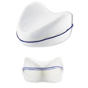 ErgoMemory Foam Leg Pillow - Sciatica & Hip Pain Relief - Orthopedic Support