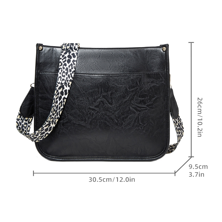 Leopard Strap Waterproof Crossbody Tote Bag - Stylish Single-shoulder Design 3 Leopard Strap Waterproof Crossbody Tote Bag - Stylish Single-Shoulder Design - Image 3