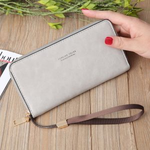 Elegant Long Wallet Handbag - Zipper Purse for Ladies - Stylish and Functional