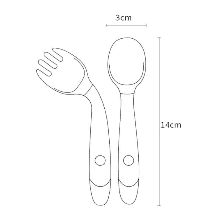 Flexible Silicone Spoon Set for Babies - Soft Training Tableware for Young Ones 3 Flexible Silicone Spoon Set For Babies - Soft Training Tableware For Young Ones - Image 3