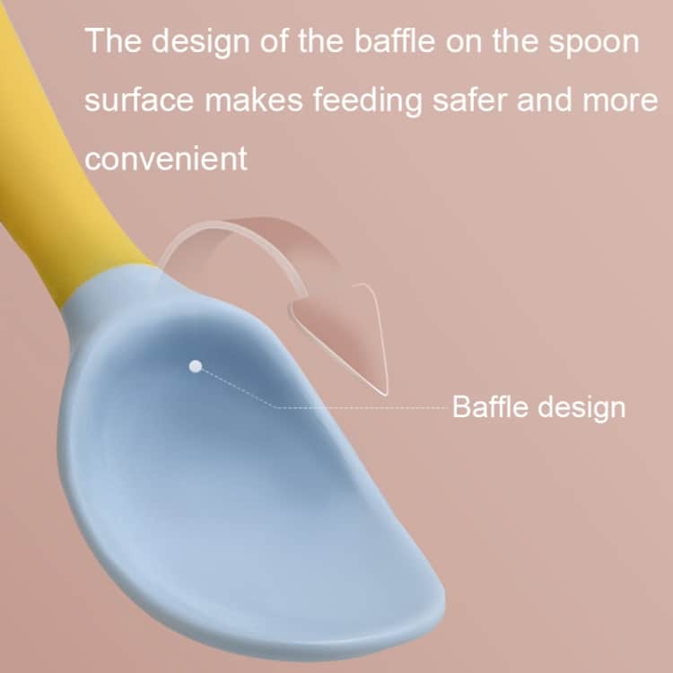 Flexible Silicone Spoon Set for Babies - Soft Training Tableware for Young Ones 7 Flexible Silicone Spoon Set For Babies - Soft Training Tableware For Young Ones - Image 7