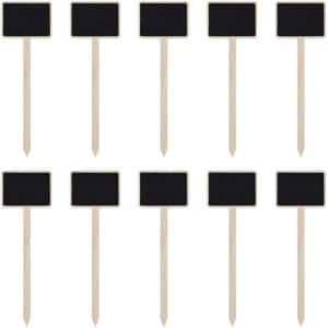10pcs Wooden Plug-in DIY Message Board & Plant Tags - Desktop Display Board