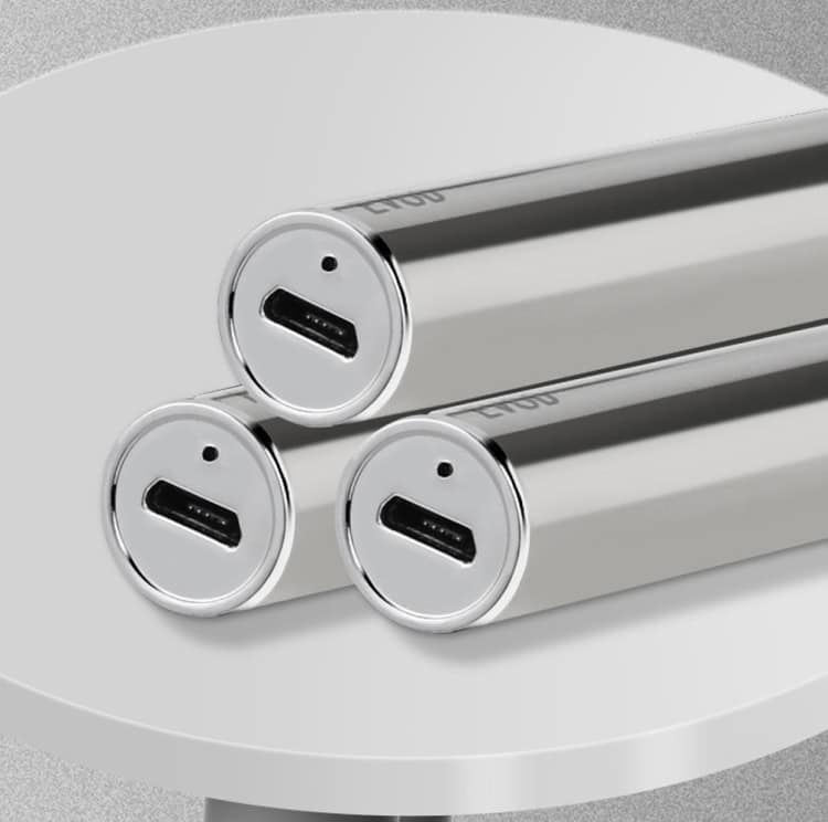 15W Mini Rechargeable Wireless Soldering Iron Pen - DIY Craft Essential 4 Power Bank With Sleek Metallic Design, Usb-C Port, And Compact Size For Portable Charging.