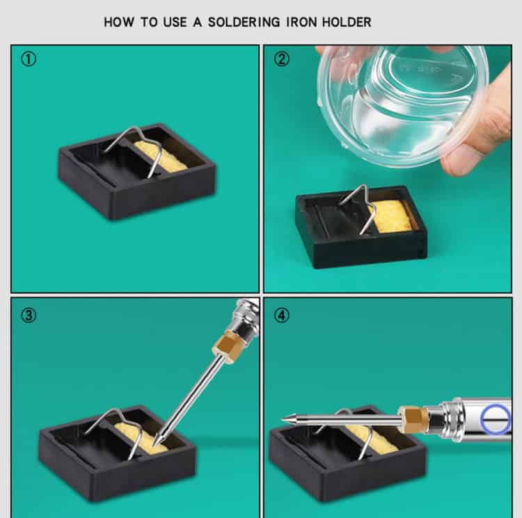 15W Mini Rechargeable Wireless Soldering Iron Pen - DIY Craft Essential 9 Soldering Iron Holder And Step-By-Step Usage Instructions For Safe And Efficient Soldering At Syndmart.