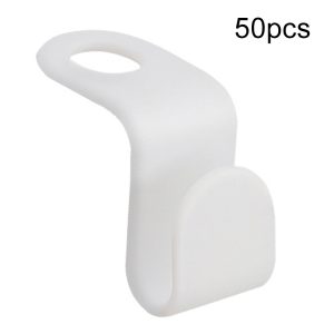 50pcs Superimposed Hanger Connecting Hooks - Household Organization Essential!