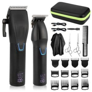 Ultimate Men's Electric Haircutting Kit - Precision Clipper Set for Sculpting