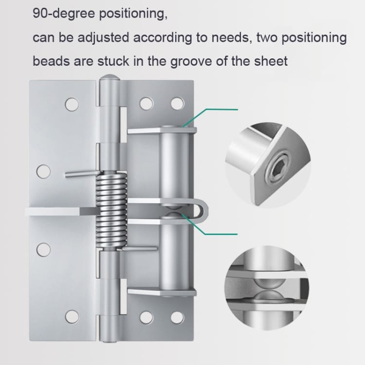 Automatic Closing Hinge 4' Multifunctional Door Closer - Effortless Security 6 Automatic Closing Hinge 4' Multifunctional Door Closer - Effortless Security - Image 6