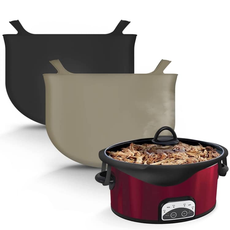 6QT Leakproof Silicone Slow Cooker Liners - Reusable for Easy Cleanup 2 6Qt Leakproof Silicone Slow Cooker Liners - Reusable For Easy Cleanup - Image 2