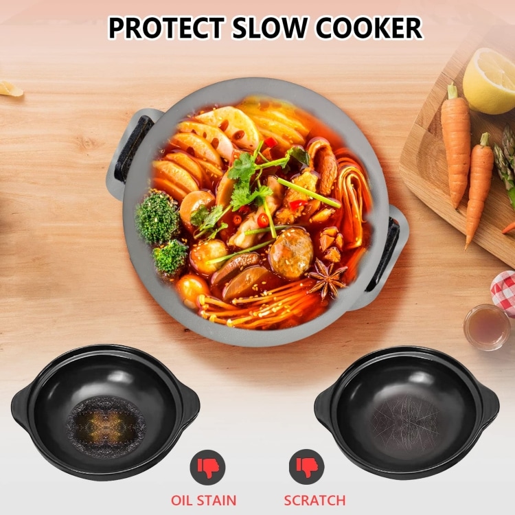 6QT Leakproof Silicone Slow Cooker Liners - Reusable for Easy Cleanup 5 6Qt Leakproof Silicone Slow Cooker Liners - Reusable For Easy Cleanup - Image 5