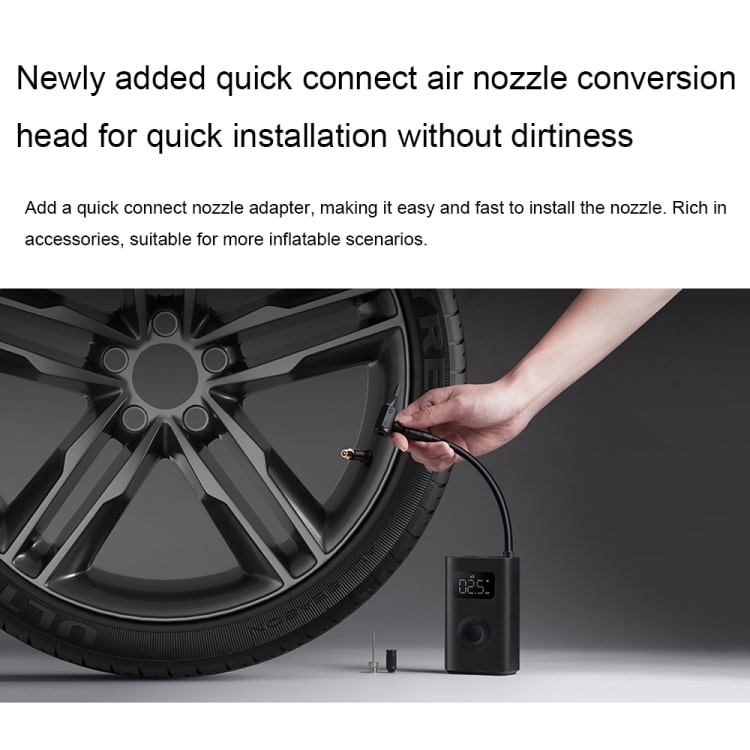 Xiaomi Mijia Car Air Pump & Bicycle Tire Compressor - Portable Electric Solution 9 Xiaomi Mijia Car Air Pump &Amp; Bicycle Tire Compressor - Portable Electric Solution - Image 9