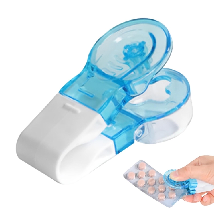 Easy-Open Portable Pill Blister Pack Dispenser Case - Convenient Tablet Access 1 Easy-Open Portable Pill Blister Pack Dispenser Case - Convenient Tablet Access