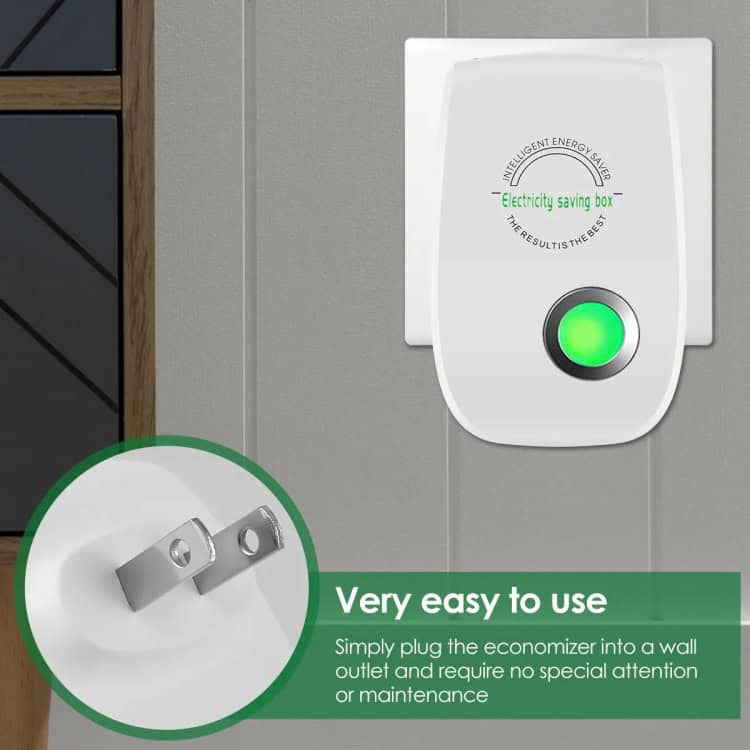 Energy Saver Portable Safety Power Box - Efficient Smart Home Solution 7 Electricity Saving Box, Energy-Saving Device For Wall Outlets, Easy-To-Use Eco-Friendly Power Saver, Syndmart Energy Efficiency Product, Indoor Energy Conservation Solution.