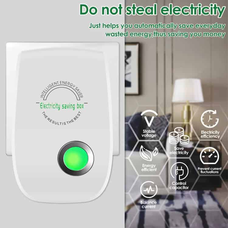 Energy Saver Portable Safety Power Box - Efficient Smart Home Solution 8 Electricity Saving Box For Energy Efficiency And Cost Savings In Home Appliances, Smart Energy Management Device, Reduces Electricity Consumption, Promotes Sustainability, And Prevents Current Fluctuations.