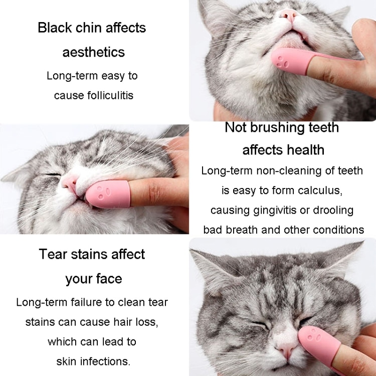 Pet Silicone Toothbrush for Cats & Dogs - Gentle Teeth Cleaning Brush for Chin Scrubbing 7 Pet Silicone Toothbrush For Cats &Amp; Dogs - Gentle Teeth Cleaning Brush For Chin Scrubbing - Image 7