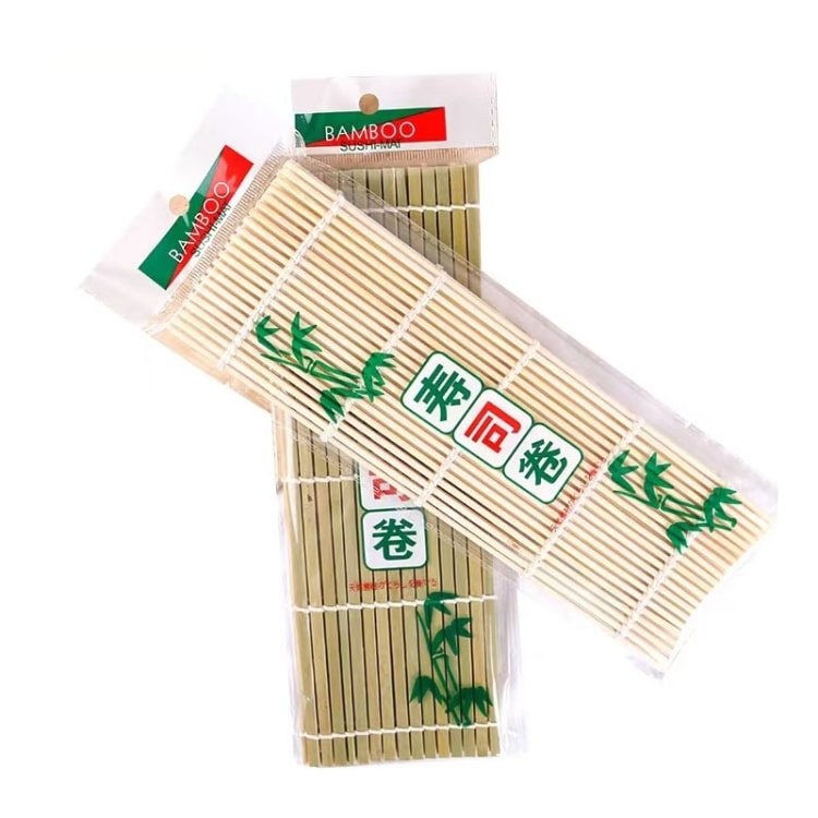 Small Bamboo Sushi Roll Curtain, 23x22cm - Homemade Sushi Essential 2 Small Bamboo Sushi Roll Curtain, 23X22Cm - Homemade Sushi Essential - Image 2