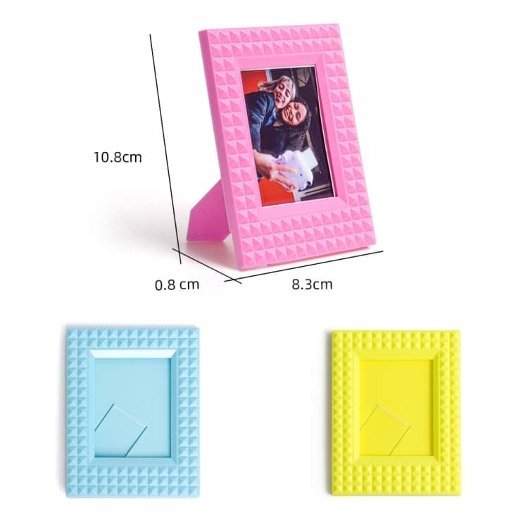 3-In Rivet Vertical Color Celeb Photo Card Frame - Stand out with Style! 2 3-In Rivet Vertical Color Celeb Photo Card Frame - Stand Out With Style! - Image 2