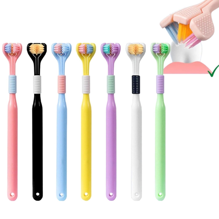 YALINA V-Shaped Toothbrush - 360° Cleanse & Soft Hair Brush - Ultimate Cleanse 2 Yalina V-Shaped Toothbrush - 360° Cleanse &Amp; Soft Hair Brush - Ultimate Cleanse - Image 2