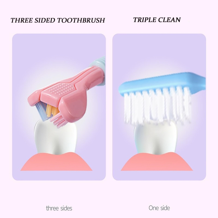 YALINA V-Shaped Toothbrush - 360° Cleanse & Soft Hair Brush - Ultimate Cleanse 3 Yalina V-Shaped Toothbrush - 360° Cleanse &Amp; Soft Hair Brush - Ultimate Cleanse - Image 3