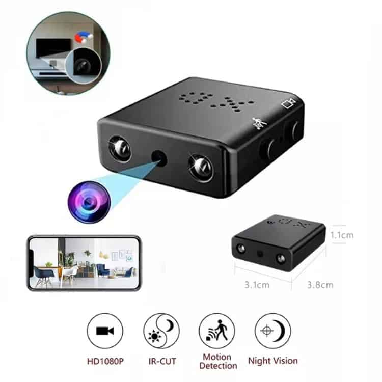 1080p HD XD Camera: Smart IR-CUT, Night Vision, Sports - Capture Every Moment 2 Hd Home Security Camera With Infrared Night Vision And Motion Detection For Surveillance | Syndmart Compact Video Monitoring Device For Home And Office Security.