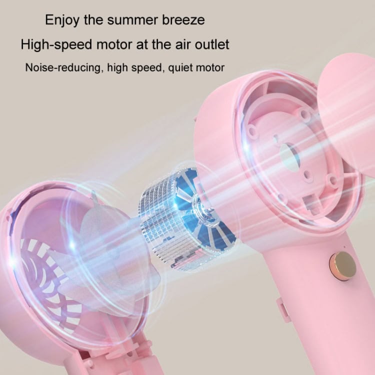 Turbo Mini Handheld Electric Fan | Portable USB Rechargeable Small Fan 3 Turbo Mini Handheld Electric Fan | Portable Usb Rechargeable Small Fan - Image 3