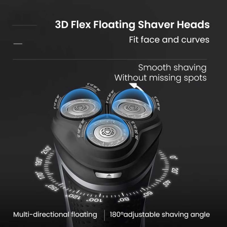 Premium Shaver Head Replacement for Philips S1015-S1333 Series 5 Three Circular Shaver Heads Designed For Smooth Shaving With Multi-Directional Floating Feature.