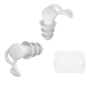 Silicone Earplugs - Triple Layer Soundproof Design for Sleeping & Swimming