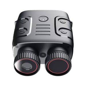 HD 1080P 5X Zoom Night Vision Binoculars with 2.4-Inch Infrared Screen