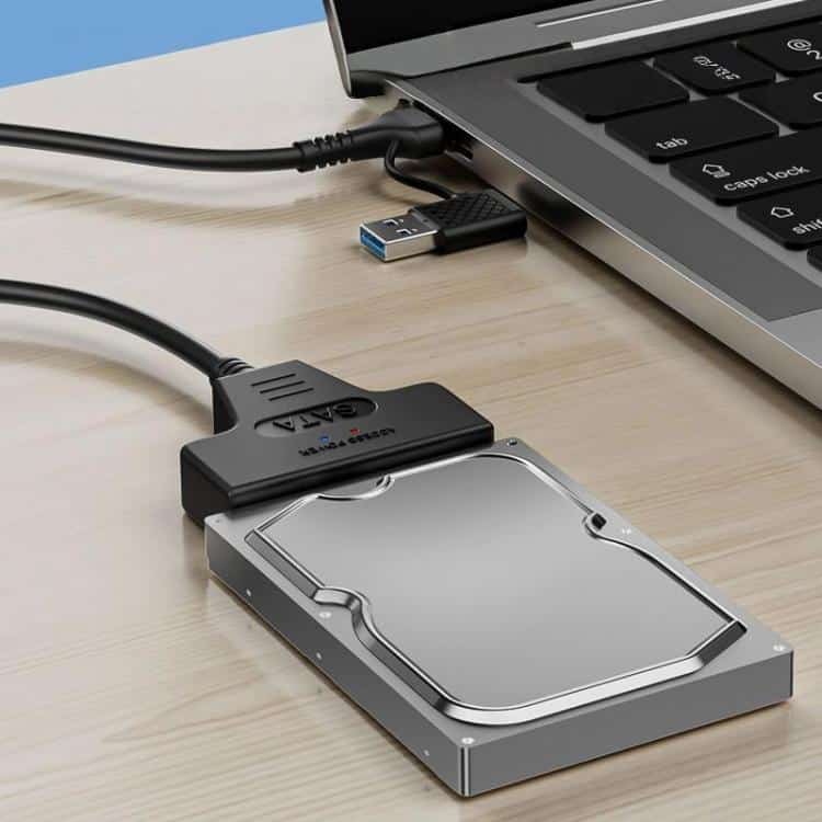 Speedy Data Transfer: USB 3.0/USB-C to SATA Adapter Cable for 2.5" Laptop HDD/SSD 6 Speedy Data Transfer: Usb 3.0/Usb-C To Sata Adapter Cable For 2.5&Quot; Laptop Hdd/Ssd - Image 6