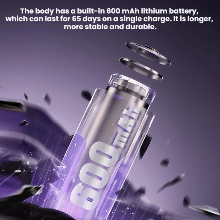 Ultimate Clean UV Toothbrush Sanitizer & Holder: Smart Disinfection Solution 7 Exploded View Of A 600 Mah Lithium Battery With Text Highlighting Its Features.