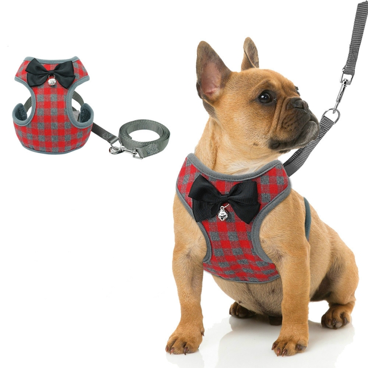 Adjustable Plaid Vest Leash - Stylish 70" Pull Rope for Cat Dog 3 Adjustable Plaid Vest Leash - Stylish 70&Quot; Pull Rope For Cat Dog - Image 3