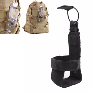 Outdoor Tactical Water Bottle Pouch for Travel, Adjustable Nylon Holster Bag