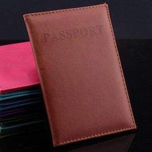 Luxury Faux Leather Passport Holder - Travel in Style!