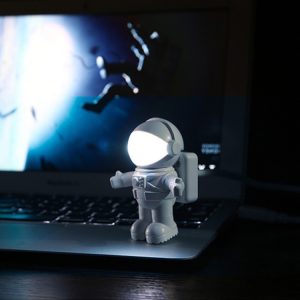 Space Astronaut USB LED Desk Lamp for Computer PC - Adjustable Night Light • Cool New Style