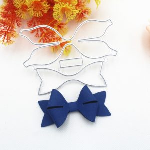 3D Bow Scrapbook Metal Embossing Mold with Precision Craft Knife