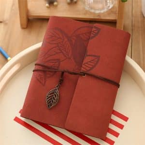 Timeless Memories Antique Style Photo Album - Vintage PU Leather Kraft Paper