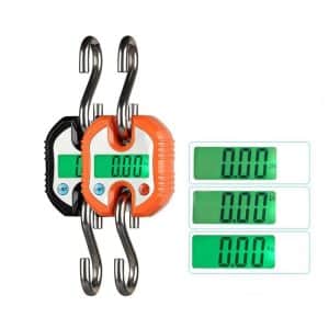 150kg Portable Stainless Steel Hook Scale - Heavy Duty, Random Color