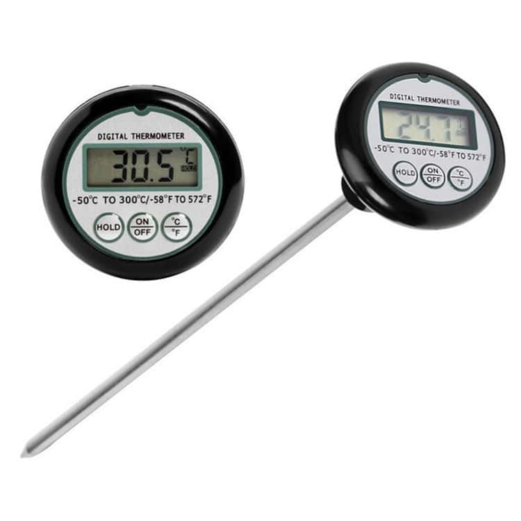 Digital Probe Meat Thermometer for BBQ and Cooking - Portable and Accurate 2 Digital Probe Meat Thermometer For Bbq And Cooking - Portable And Accurate - Image 2
