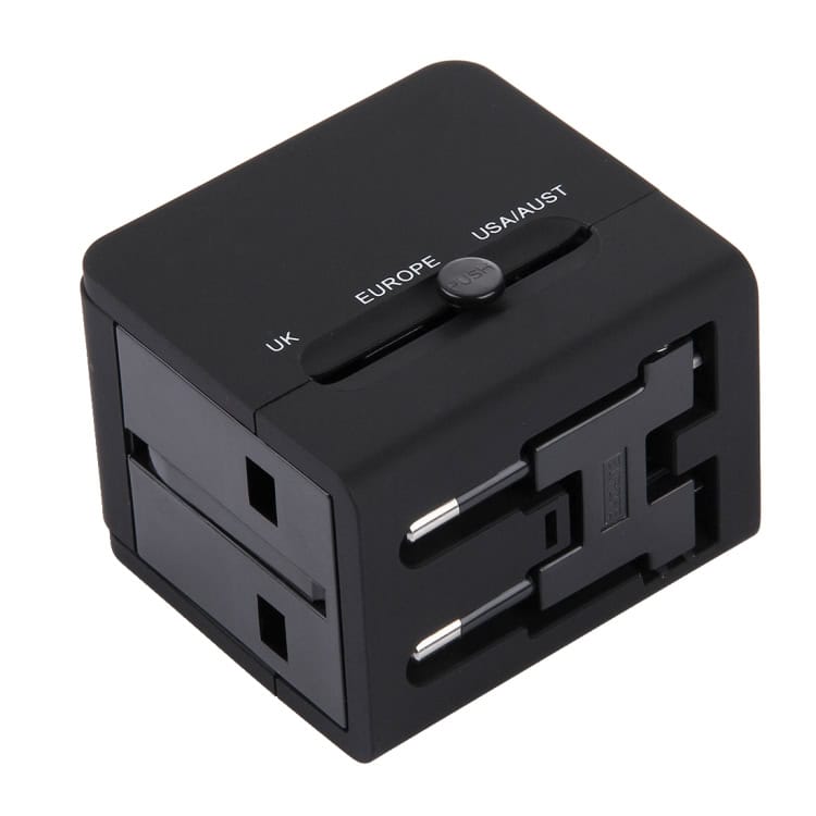 5V 2.1A Dual USB Power Charger Adapter, UK / EU / US / AU Plug (Black) 2 5V 2.1A Dual Usb Power Charger Adapter, Uk / Eu / Us / Au Plug (Black) - Image 2