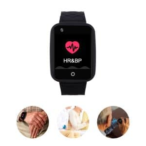 RF-V46-B GPS Smart Tracker WatchBand with SOS/Camera/Health Management - 4G LTE, Blood Pressure/Heart Rate Monitor - North/South America.