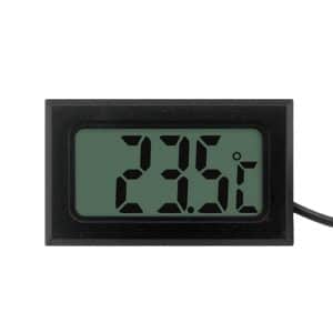 Compact LCD Thermometer with Celsius Display - Easy Indoor Temperature Monitoring