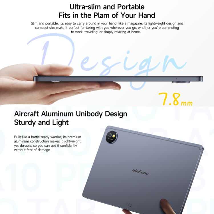 Ulefone Tab A10 Pro 11" Tablet: 6GB RAM, 128GB Storage, Android 14, Octa-Core CPU 4 Ulefone Tab A10 Pro 11&Quot; Tablet: 6Gb Ram, 128Gb Storage, Android 14, Octa-Core Cpu - Image 4