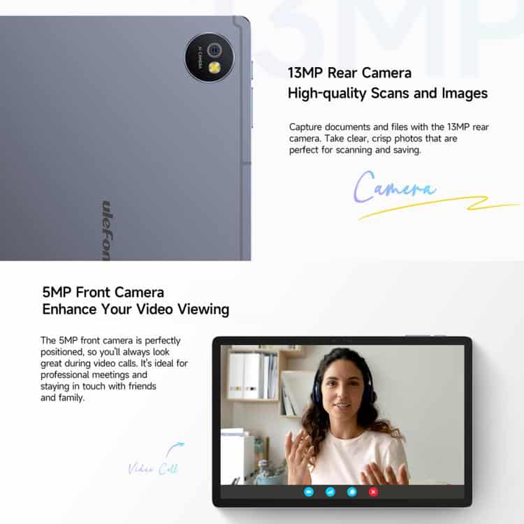 Ulefone Tab A10 Pro 11" Tablet: 6GB RAM, 128GB Storage, Android 14, Octa-Core CPU 9 Ulefone Tab A10 Pro 11&Quot; Tablet: 6Gb Ram, 128Gb Storage, Android 14, Octa-Core Cpu - Image 9