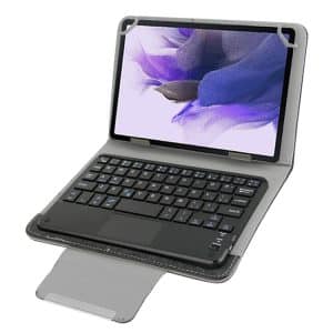 7" Tablet Keyboard Case: Magnetic Bluetooth Touchpad Holder - iOS, Android, Windows