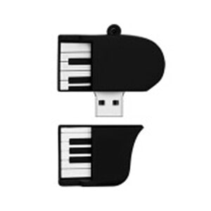 Keyboard-shaped USB flash drive, music-themed data storage device, portable digital storage with keyboard design, ideal for musicians and music lovers, compact USB drive for file transfer.