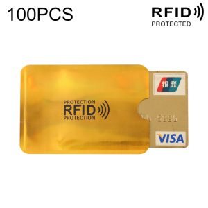 RFID Blocking Credit Card Holder Case - 100pcs Aluminum Foil, 9x6.3cm