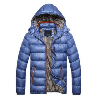 Arctic Shield Winter Puffer Jacket - Arctic-Grade Warmth & Style for Cold Days 7 Light Blue Insulated Puffer Jacket With Hood, Front Zipper, And Multiple Pockets, Ideal For Outdoor Winter Wear And Cold Weather Protection.