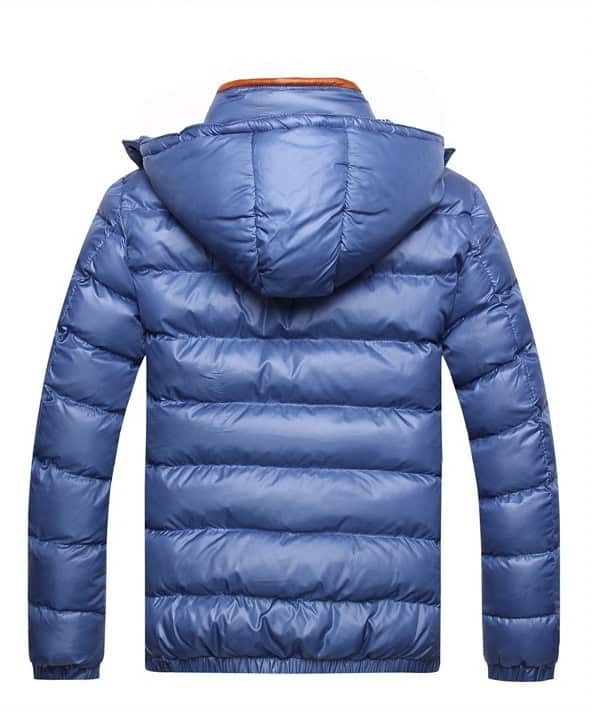 Arctic Shield Winter Puffer Jacket - Arctic-Grade Warmth & Style for Cold Days 3 Blue Puffer Jacket With Hood, Men'S Winter Outerwear, Insulated Down Coat For Cold Weather, Stylish And Warm Urban Jacket, Syndmart Fashion Outdoor Apparel.
